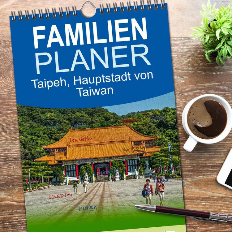 Produktbild: Familienplaner 2026 - Taipeh, Hauptstadt von Taiwan mit 5 Spalten (Wandkalender, 21 x 45 cm) CALVENDO