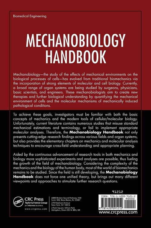 Produktbild: Mechanobiology Handbook