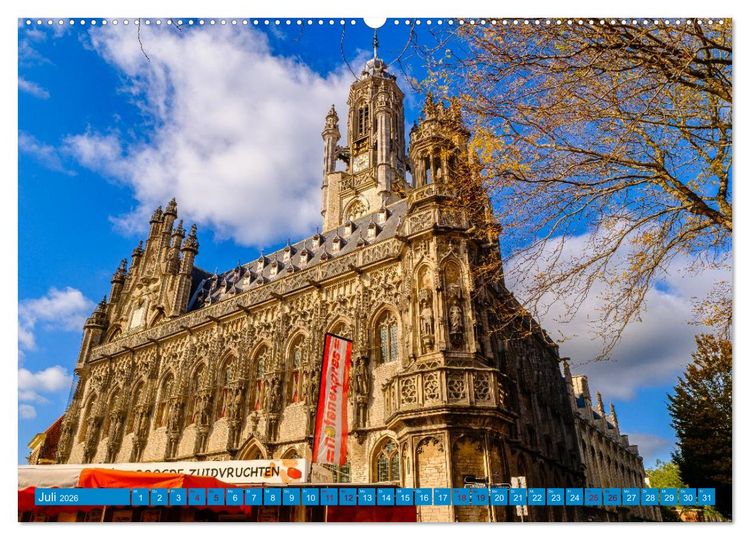 Produktbild: Ein Blick auf Middelburg in Zeeland (Wandkalender 2026 DIN A2 quer), CALVENDO Monatskalender