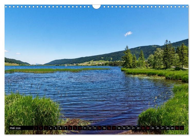 Produktbild: Au fil du temps... Du Jura aux Alpes (Calendrier mural 2026 DIN A3 vertical), CALVENDO calendrier mensuel