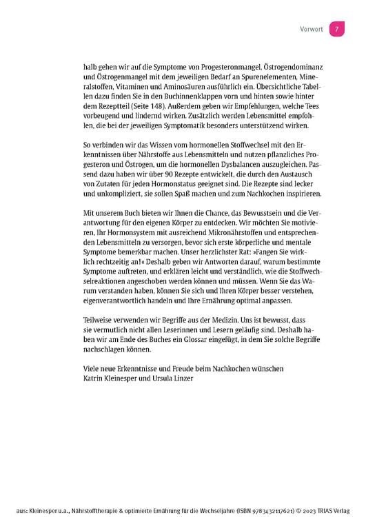 Nährstofftherapie & optimierte Ernährung für die Wechseljahre