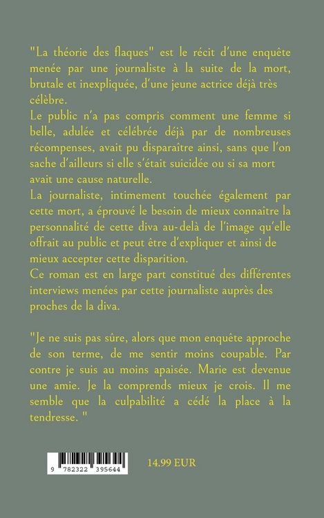 Produktbild: La th&eacute;orie des flaques