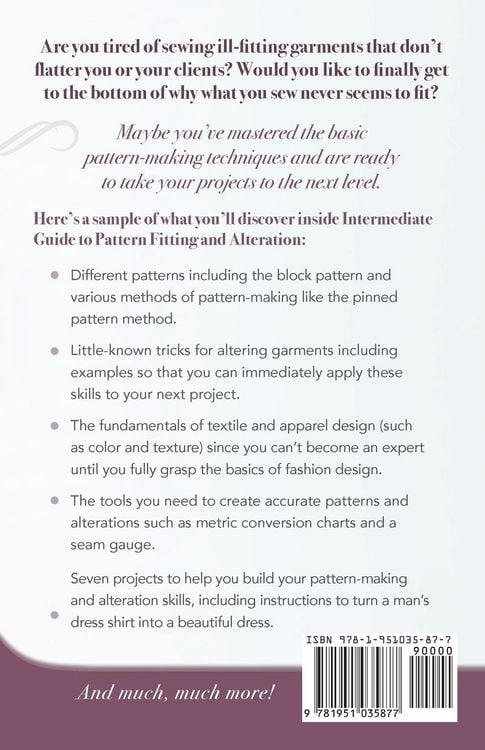 Produktbild: Intermediate Guide to Pattern Fitting and Alteration