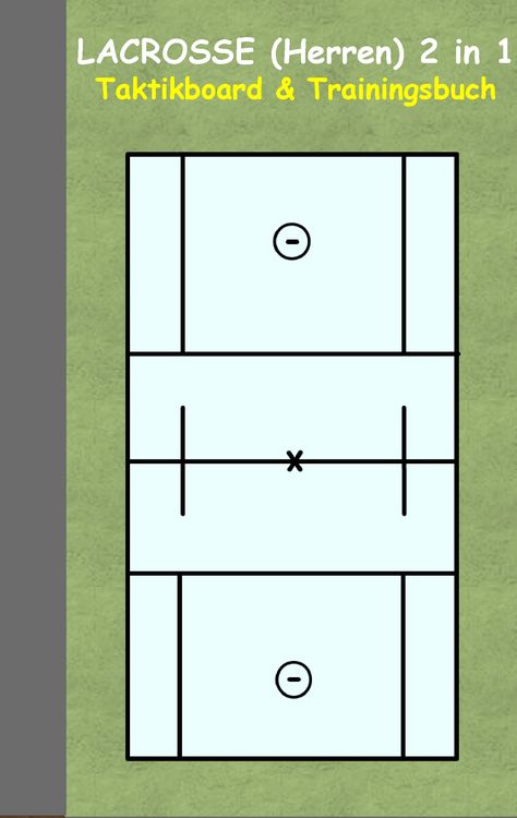 Produktbild: Lacrosse (Herren) 2 in 1 Taktikboard und Trainingsbuch