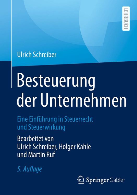 Produktbild: Besteuerung der Unternehmen