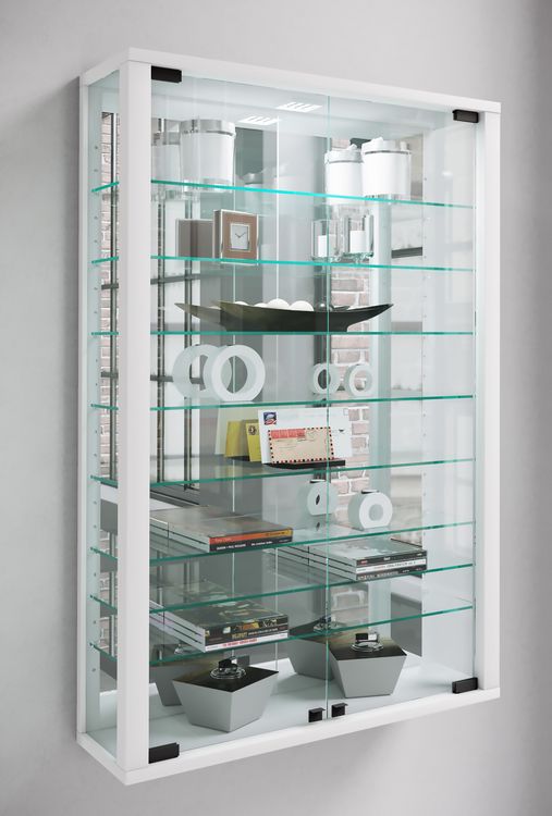 Produktbild: Wandvitrine Glasvitrine Vitrosa Mini Spiegel