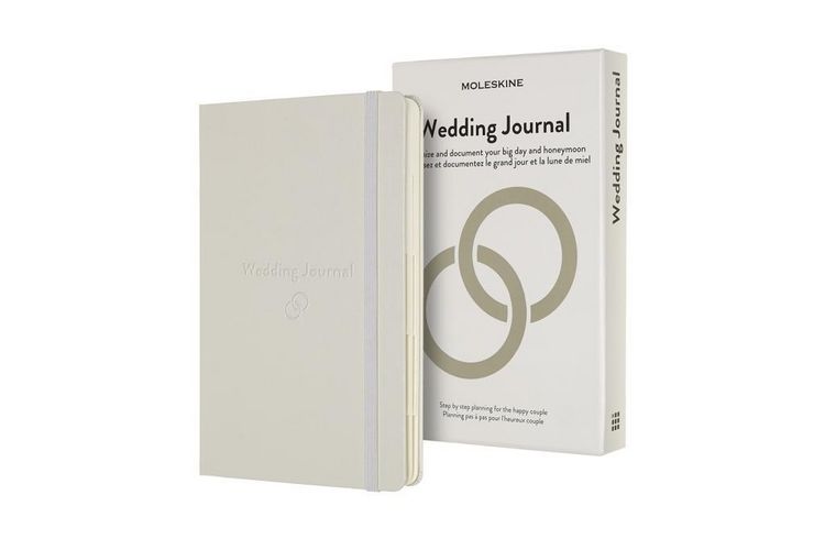 Produktbild: Moleskine Passion Journal Large/A5, Hochzeit, Hard Cover, Wei&szlig;