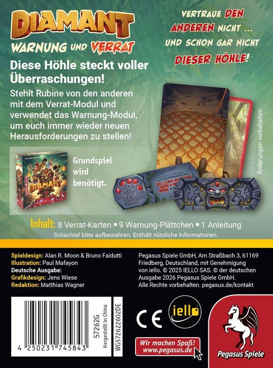 Produktbild: Diamant: Warnung & Verrat [Erweiterung]