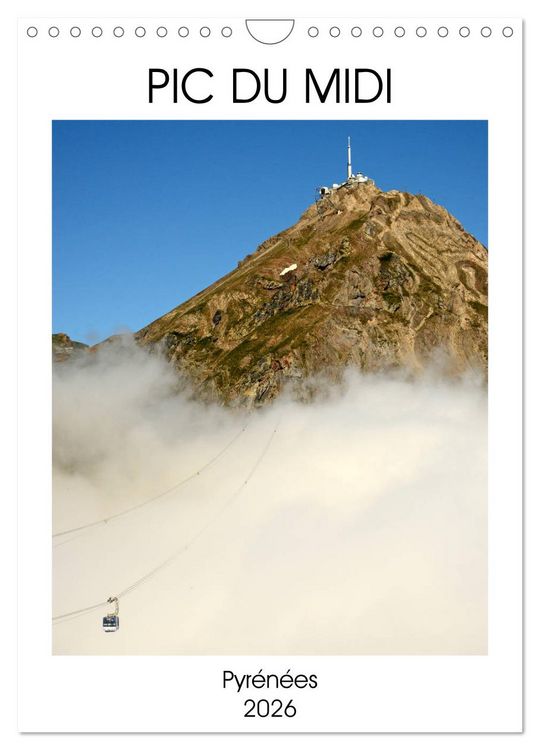 Produktbild: PIC DU MIDI Pyr&eacute;n&eacute;es (Calendrier mural 2026 DIN A4 horizontal), CALVENDO calendrier mensuel