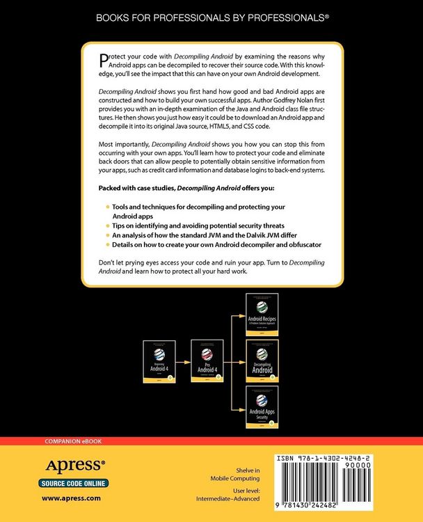 Produktbild: Decompiling Android