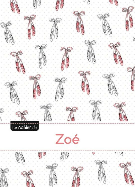 Produktbild: Cahier zoe seyes,96p,a5 ballerine