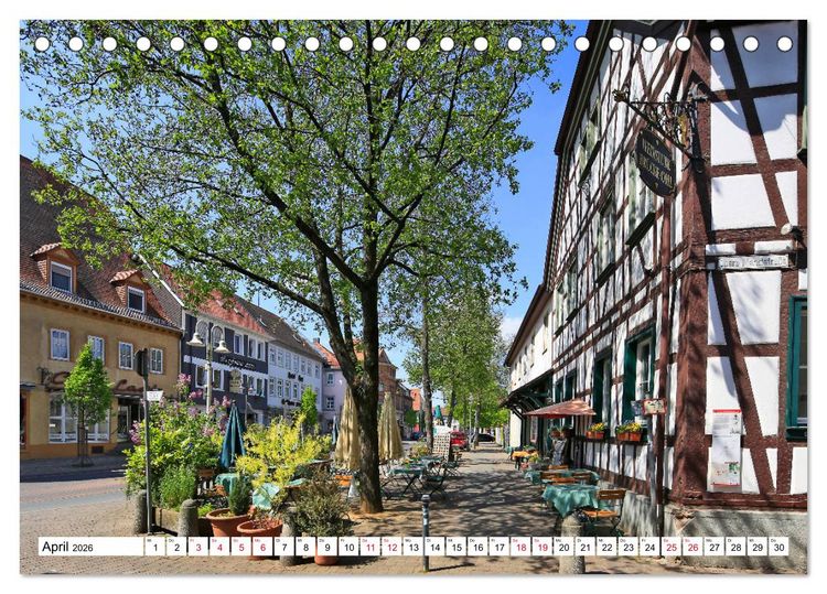 Produktbild: Gro&szlig; Umstadt vom Frankfurter Taxifahrer (Tischkalender 2026 DIN A5 quer), CALVENDO Monatskalender