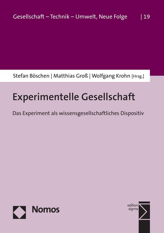 Produktbild: Experimentelle Gesellschaft