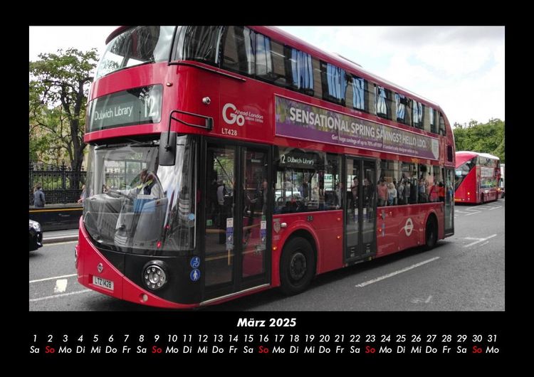 Produktbild: London - Impressionen 2025 Fotokalender DIN A3