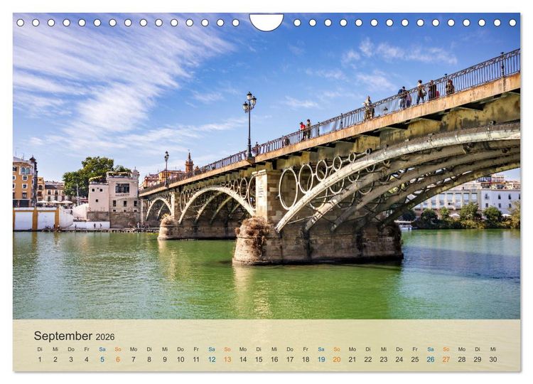 Produktbild: Sevilla - die andalusische Hauptstadt (Wandkalender 2026 DIN A4 quer), CALVENDO Monatskalender