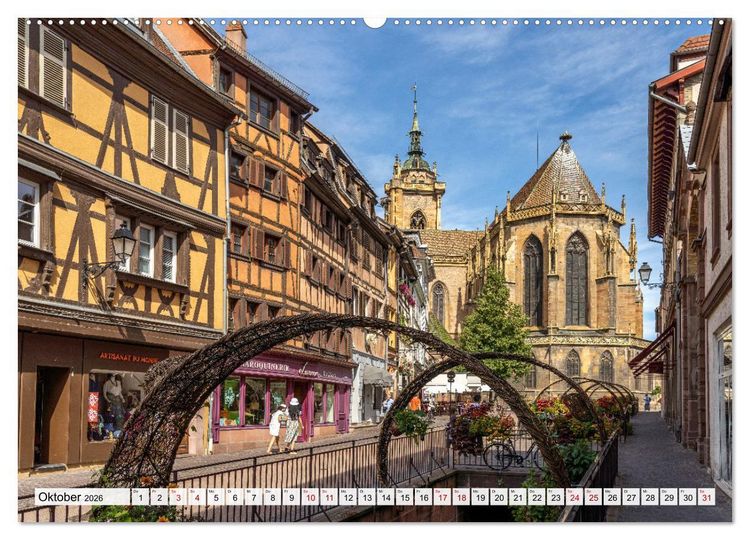 Produktbild: Frankreich - Elsass - Colmar (Wandkalender 2026 DIN A2 quer), CALVENDO Monatskalender