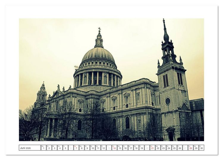 Produktbild: Neues Outfit - LONDON (Tischkalender 2026 DIN A5 quer), CALVENDO Monatskalender