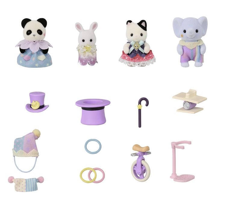 Produktbild: Sylvanian Families 5844 - 40. Jubil&auml;um: Dream Showtime Babies, Figurenset