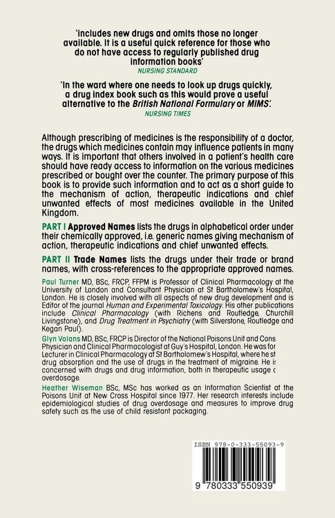 Produktbild: Drugs Handbook 1991-92