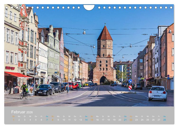 Produktbild: Augsburg - Stadt der Renaissance (Wandkalender 2026 DIN A4 quer), CALVENDO Monatskalender