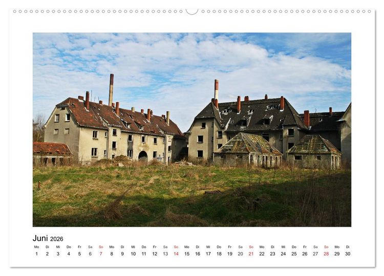 Produktbild: Verlassene Orte Ruhrgebiet (Wandkalender 2026 DIN A2 quer), CALVENDO Monatskalender