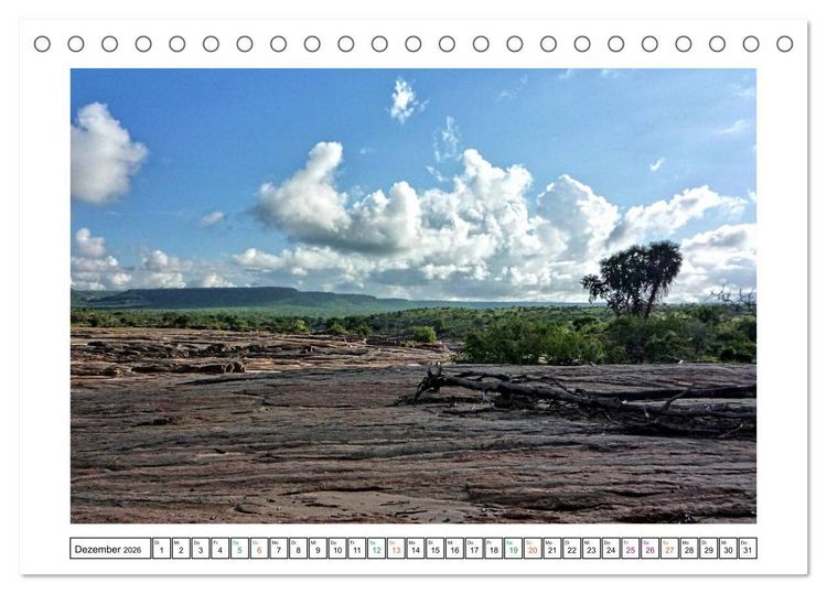 Produktbild: Karibu - Landschaften in Kenia (Tischkalender 2026 DIN A5 quer), CALVENDO Monatskalender