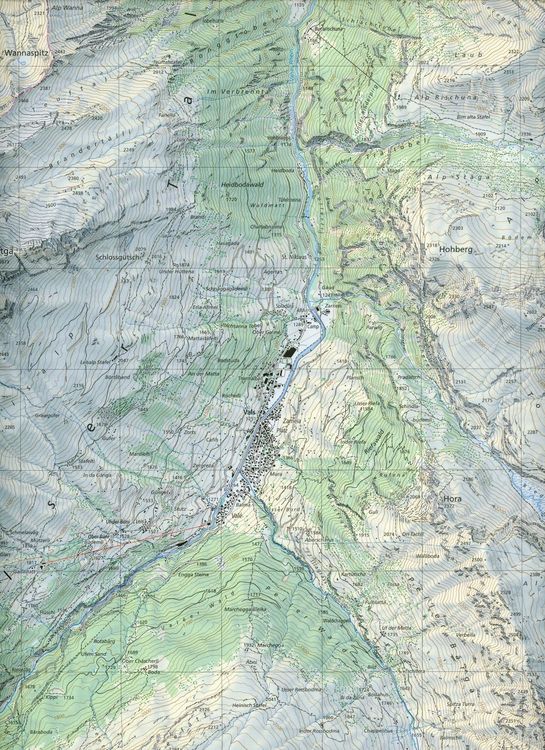 Produktbild: Swisstopo 1 : 25 000 Vals