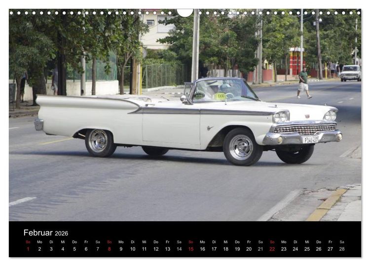 Produktbild: Oldtimertr&auml;ume auf KUBA (Wandkalender 2026 DIN A3 quer), CALVENDO Monatskalender