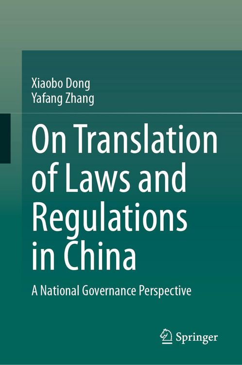 Produktbild: On Translation of Laws and Regulations in China