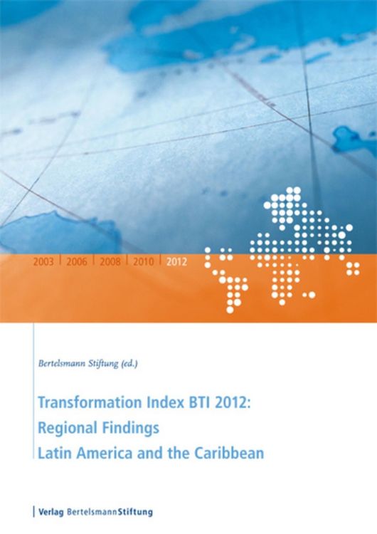 Produktbild: Transformation Index BTI 2012: Regional Findings Latin America and the Caribbean