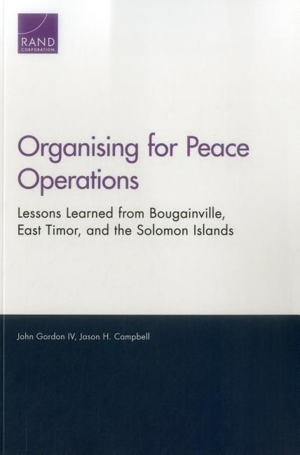 Produktbild: Organising for Peace Operations