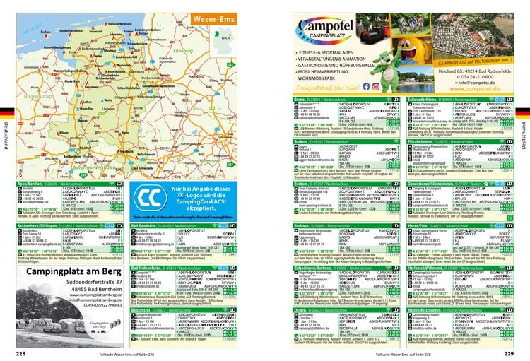 Produktbild: ACSI Campingf&uuml;hrer Europa 2024