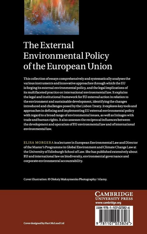 Produktbild: The External Environmental Policy of the European Union