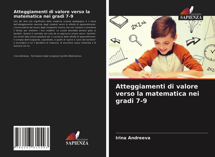 Produktbild: Atteggiamenti di valore verso la matematica nei gradi 7-9