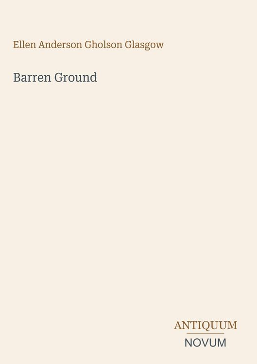 Produktbild: Barren Ground