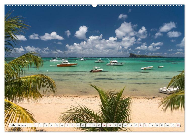 Produktbild: Traumstr&auml;nde auf Mauritius (Wandkalender 2026 DIN A2 quer), CALVENDO Monatskalender