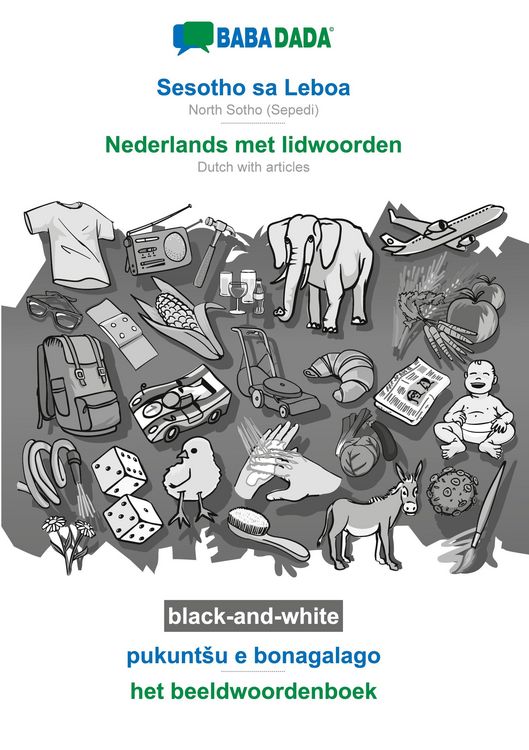 Produktbild: Sesotho sa Leboa - Nederlands met lidwoorden, pukunt&iquest;u e bonagalago, BW