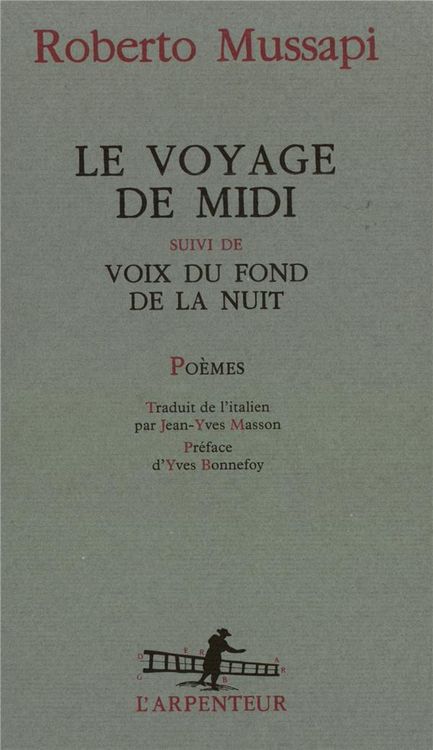 Produktbild: Le voyage de midi, suivi de Voix du fond de la nuit