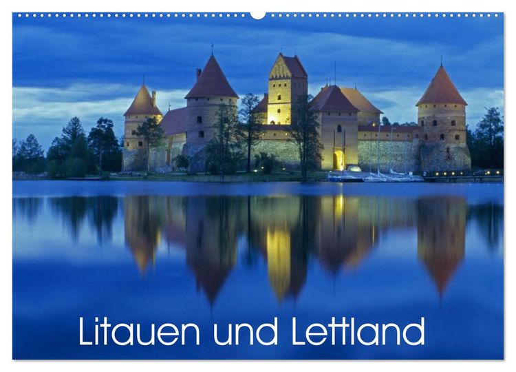 Produktbild: Litauen und Lettland (Wandkalender 2026 DIN A2 quer), CALVENDO Monatskalender