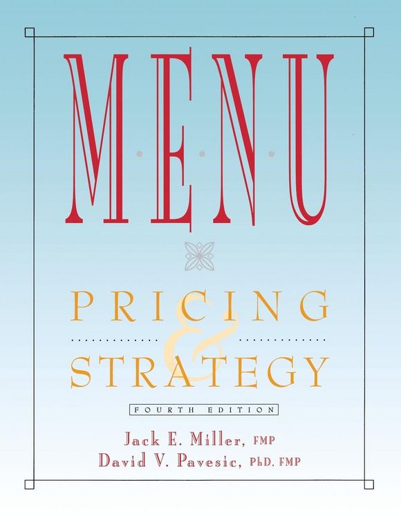 Produktbild: Menu Pricing Strategy 4e