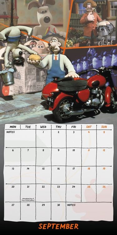 Produktbild: Wallace and Gromit 2027 &ndash; Wandkalender