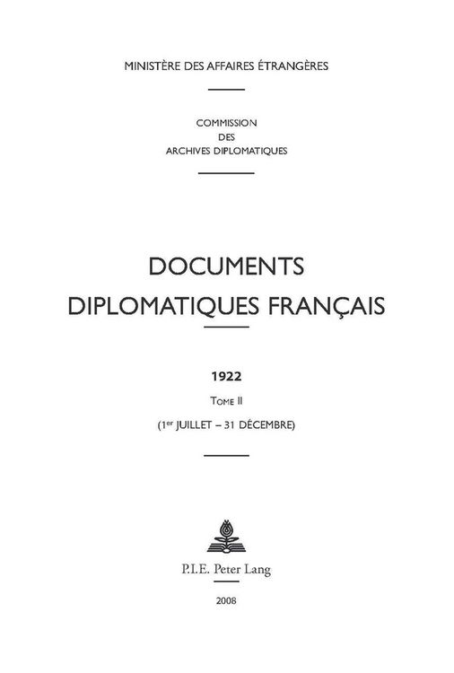 Produktbild: Documents diplomatiques fran&ccedil;ais