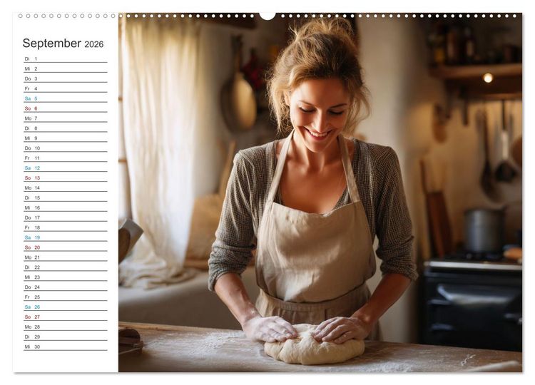 Produktbild: Mit Herz und Hand, Ich bin B&auml;cker (hochwertiger Premium Wandkalender 2026 DIN A2 quer), Kunstdruck in Hochglanz