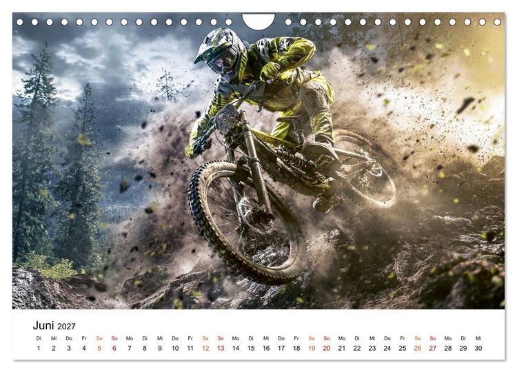 Produktbild: Mountainbike - Trails am Limit (Wandkalender 2027 DIN A4 quer), CALVENDO Monatskalender