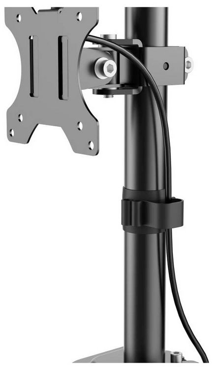 Produktbild: Hama Monitor-Tischhalterung 1 88,9 cm (35") Schwarz H&ouml;henverstellbar, Neigbar, Schwenkbar, Rotierbar