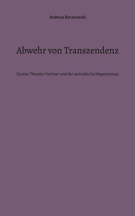Produktbild: Abwehr von Transzendenz