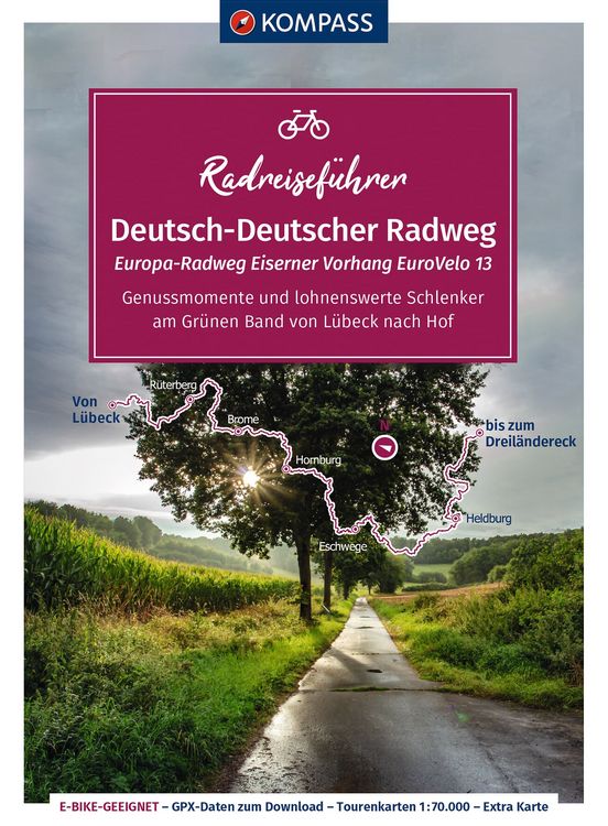 Produktbild: KOMPASS Radreisef&uuml;hrer Europa-Radweg Eiserner Vorhang / Deutsch-Deutscher Radweg