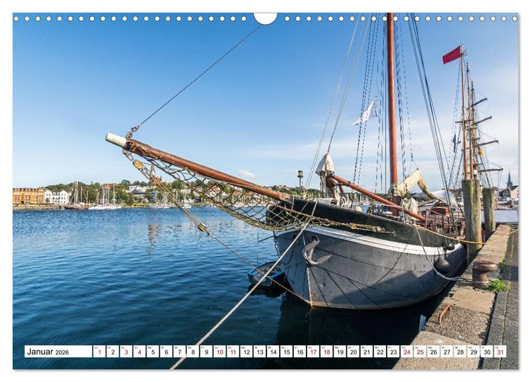 Produktbild: Faszination Segeln - An der Flensburger F&ouml;rde (Wandkalender 2026 DIN A3 quer), CALVENDO Monatskalender