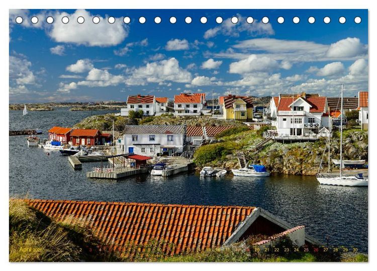 Produktbild: Westschweden - Flair einer K&uuml;ste in Licht und Farben (Tischkalender 2026 DIN A5 quer), CALVENDO Monatskalender