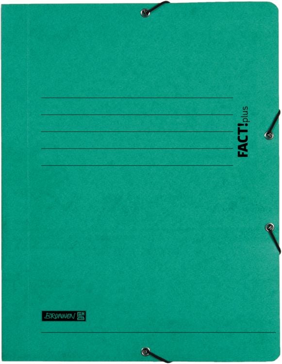 Produktbild: Brunnen Sammelmappe FACT! gr&uuml;n Gummizug